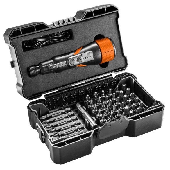 NEO TOOLS Akkus csavarozó 3,6V, dobozban, bitekkel 2 év garanciával 04-200