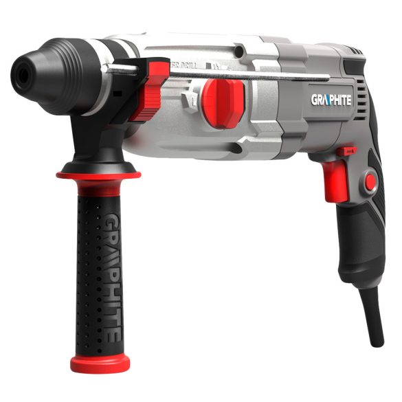 GRAPHITE Fúrókalapács, SDS Plus, 900W, 3,4J , koffer 3 év garanciával 58G539