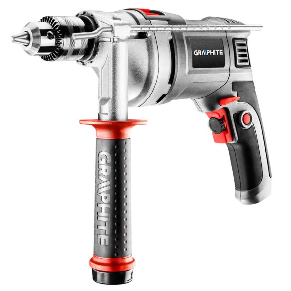 GRAPHITE Ütvefúró 850W, 0-3000/min, 13mm fogastokmány 3 év garanciával 58G728