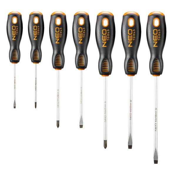 NEO TOOLS Csavarhúzó készlet 7db 25 év garanciával 04-206