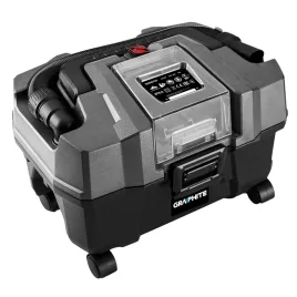   GRAPHITE Akkus száraz/nedves porszívó, Energy+ 18V, 10kPa, 10L porgyűjtő, akku nélkül!!! 3 év garanciával 58GE105