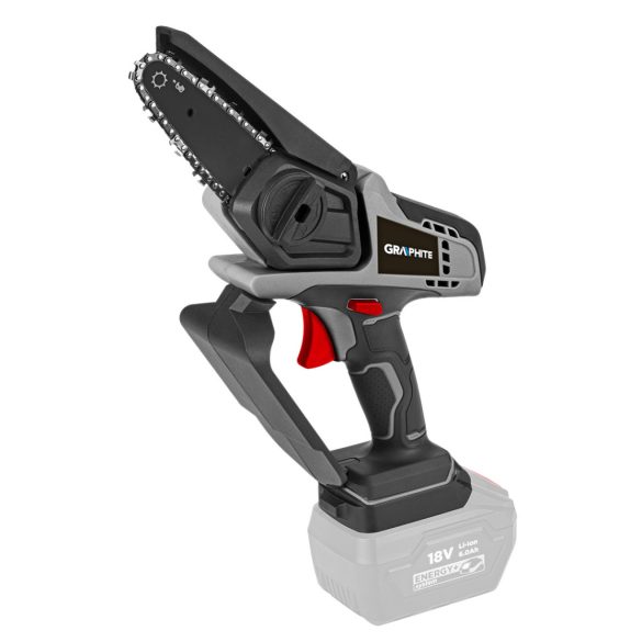 GRAPHITE Akkus mini láncfűrész, Energy+, 18V, 0-5400 fordulat/perc 3 év garanciával 58GE116