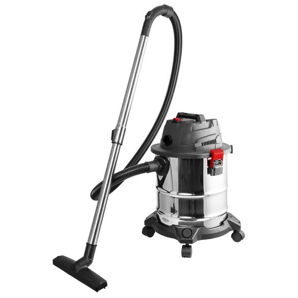 GRAPHITE Akkus száraz/nedves porszívó, Energy+ 18V, 16kPa, 20 literes INOX tartály, Graphite 3 év garanciával 58GE124