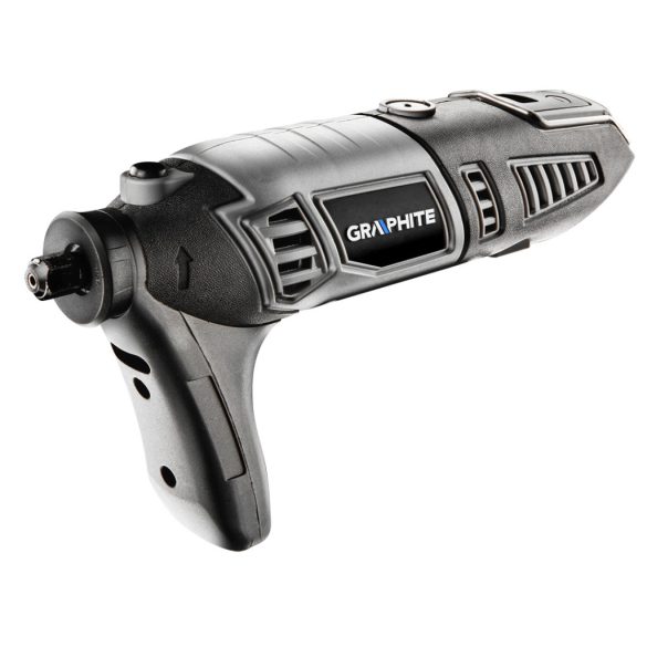 GRAPHITE Mini fúró- és csiszológép 170W, fordulatszám kijelző, kofferben, 190db kiegészítő 3 év garanciával 59G019