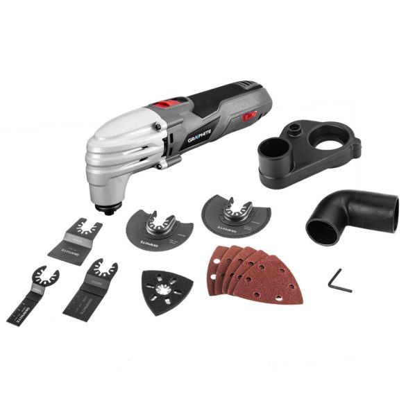 GRAPHITE Multifunkciós gép 250W, rezgésszám 15000-21000 rpm, hordtáska 3 év garanciával 59G023