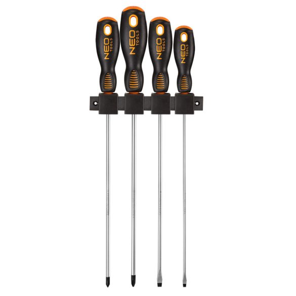 NEO TOOLS Csavarhúzó készlet 250mm, 4db 25 év garanciával 04-214
