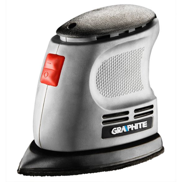 GRAPHITE DELTACSISZOLÓ 105W, 140x140x97mm, 12db csiszolópapírral (60, 80, 120) 3 év garanciával 59G335