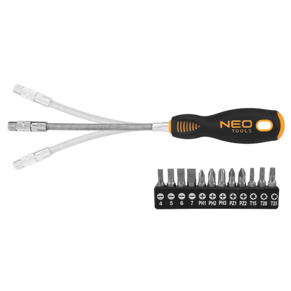 NEO TOOLS Bitfejes csavarhúzó készlet, 13db 04-215