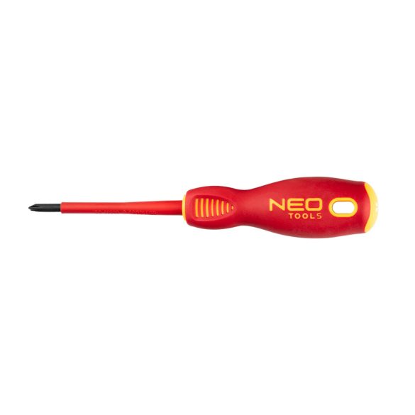 NEO TOOLS Csavarhúzó SL/PH1 80mm, 1000V, szigetelt 04-218