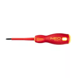 NEO TOOLS Csavarhúzó SL/PZ1 80mm, 1000V, szigetelt 04-219