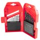 Top Tools Csigafúró készlet 19db, 1-10mm 60H719