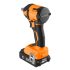 NEO TOOLS Akkus szénkefementes ütvecsavarozó 1/2"(négyszög), Energy+, 18V, Kompakt méret, 350NM akku nélkül! 3 év garanciával 04-613
