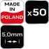 NEO TOOLS Hézagoló-, fugakereszt T 5,0mm, 50db 61-120