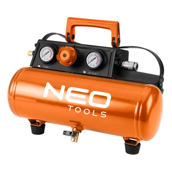 NEO TOOLS Akkus kompresszor Energy+, 18V, 8bar/3.8L 3 év garanciával 04-620
