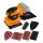 NEO TOOLS Akkus szénkefementes rezgőcsiszoló, Energy+, 18V, 3 cserélhető talppal, akku nélkül 3 év garanciával 04-623
