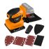 NEO TOOLS Akkus szénkefementes rezgőcsiszoló, Energy+, 18V, 3 cserélhető talppal, akku nélkül 3 év garanciával 04-623
