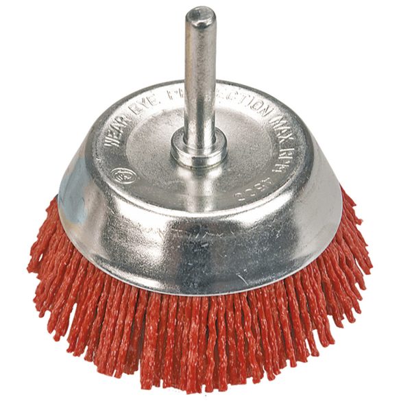 VERTO Műanyagszálas nylon fazékkefe 65mm csapos 62H708