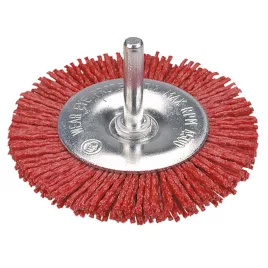 VERTO Műanyagszálas nylon körkefe 75mm csapos 62H712