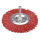 VERTO Műanyagszálas nylon körkefe 100mm csapos 62H714