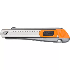   NEO TOOLS Törhető pengés kés 18mm, fém vezetősín 63-021