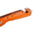 NEO TOOLS Összecsukható kés, 11,5cm, retesszel és szíjvágó pengével, penge: 8.5cm 63-026
