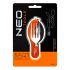 NEO TOOLS Tábori kemping zsebkés, 10cm, evőeszköz funkció, alumínium 63-027