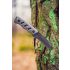 NEO TOOLS Túlélőkés, full-tang, 16.5cm, rozsdamentes acél, gumírozott markolat, penge: 9.4cm 63-106