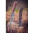 NEO TOOLS Összecsukható Túlélőkés, 22cm, 6 az 1-ben: kés, síp, kovakő, csavarkulcs, szíjvágó, üvegtörő, penge: 9cm 63-107