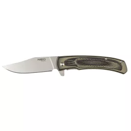   NEO TOOLS Összecsukható kés 17.5cm, rozsdamentes acél, penge: 8cm, a penge hosszabbítható 63-114