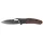 NEO TOOLS Összecsukható kés 22cm, rozsdamentes acél, penge: 11cm, fa markolat berakás 63-115