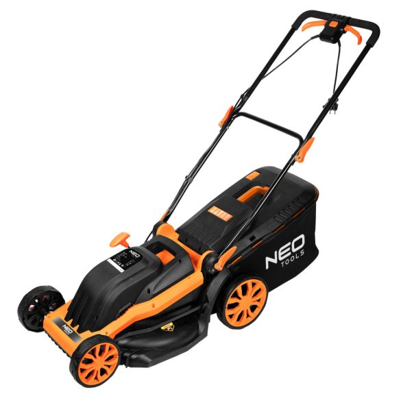 NEO TOOLS Elektromos fűnyíró 1800W, 440mm, 45L-es gyűjtőkosár 04-629