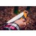 NEO TOOLS Túlélő kézifűrész, 21cm, összecsukható, Penge vastagság 0,85mm, 66HRC, 3 soros pengefelépítés 63-120