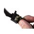 NEO TOOLS Túlélő karkötő 5 az 1-ben: 3.5m paracord(250kg-ig), kovakő, iránytű, kés, síp, zöld, szélessége 26mm 63-140