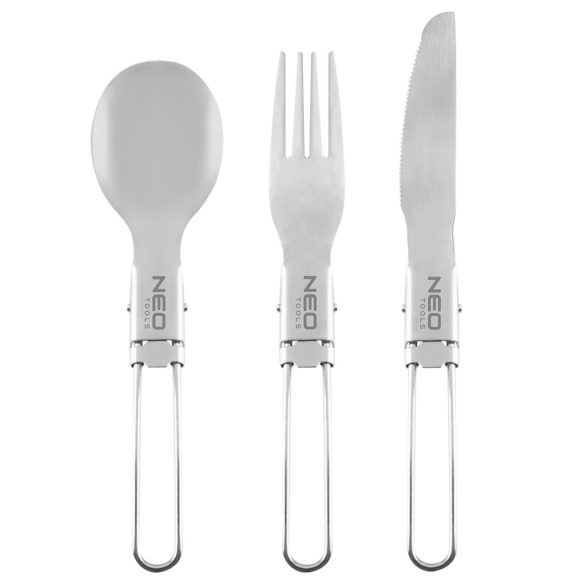 NEO TOOLS Kemping evőeszközkészlet 3 részes 63-148