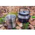 NEO TOOLS Kemping bögre 320ml, duppla fal, behajtható fogantyú 63-150