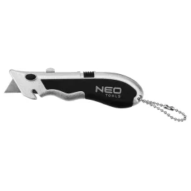   NEO TOOLS Trapézpengés kés, mini, alu ház, 4penge, Rendelési egység: 30db 63-703