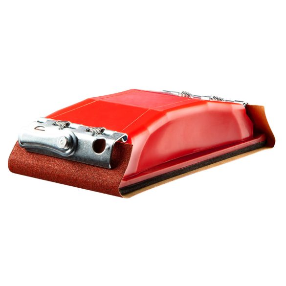 VERTO Csiszolótuskó csiszolóvásznakkal 93x230mm, K40x2, K80x2, K120x2 63H657