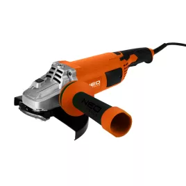   NEO TOOLS Sarokcsiszoló, 3000W, 230mm, 3m-es gumikábel, 3 állású markolat, gyorszáras rögzítőanya 3 év garanciával 04-715