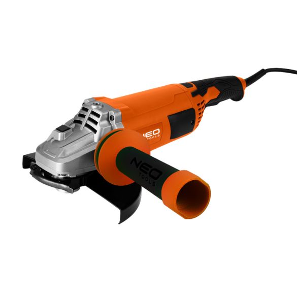 NEO TOOLS Sarokcsiszoló, 3000W, 230mm, 3m-es gumikábel, 3 állású markolat, gyorszáras rögzítőanya 3 év garanciával 04-715