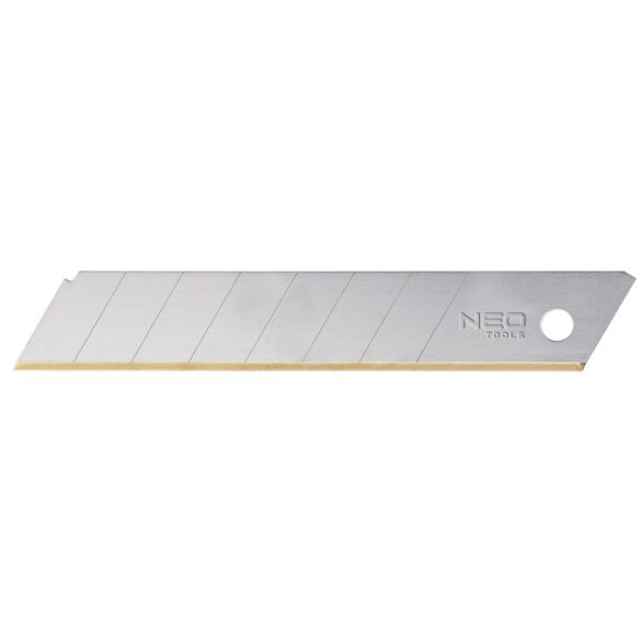 NEO TOOLS Törhető penge titán éllel 18mm, 10db 64-020