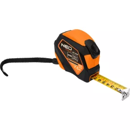   NEO TOOLS Mérőszalag, 7,5m/25mm, acél, mágneses, autostop+ rögzítő 67-234