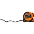 NEO TOOLS Mérőszalag, 5m/19mm, erősített rugós, acél, fekete szalag fehér nagyított skálával, mágneses, autostop+rögzítő 67-242