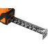 NEO TOOLS Mérőszalag, 5m/19mm, erősített rugós, acél, fekete szalag fehér nagyított skálával, mágneses, autostop+rögzítő 67-242