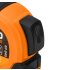 NEO TOOLS Mérőszalag, 10m/25mm, erősített rugós, acél, fekete szalag fehér nagyított skálával, mágneses, autostop+rögzítő 67-245