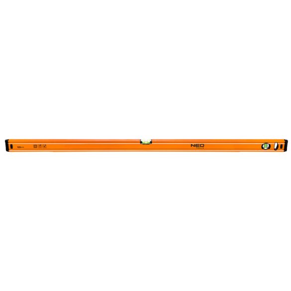 NEO TOOLS Vízmérték 120cm, 2 libella, 1 mart talp 25 év garanciával 71-065