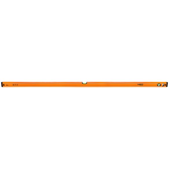 NEO TOOLS Vízmérték 150cm, 2 libella, 1 mart talp, Minimum rendelés: 3db 25 év garanciával 71-066