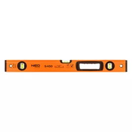   NEO TOOLS Vízmérték, alu, 3 libella, 1 fogantyú, S 400, 60cm 71-142