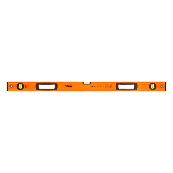 NEO TOOLS Vízmérték, alu, 3 libella, 1 fogantyú, S 400, 100cm 71-144