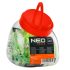 NEO TOOLS Vízmérték libella, kulcstartó, 80db/dob. 71-225