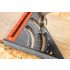 NEO TOOLS Talpas derékszög, alumínium, kiegészítő vonalzóval, 45 fokos szárral, mérőskálával, 185mm 72-105